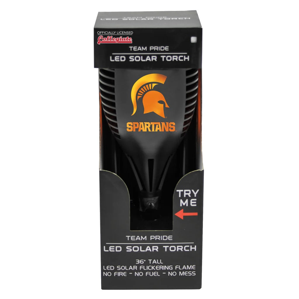 Michigan State Spartans Solar Torch LED - Sporticulture