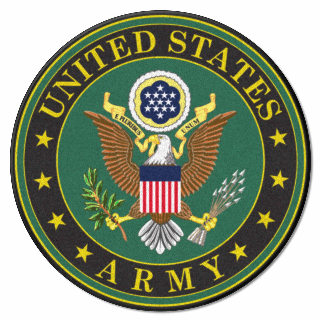 Fanmats - U.S. Army 44'' Round Mat  44'' diameter