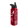 Alabama Crimson Tide Quencher Bottle 34oz Stainless Steel Dreamweave - Logo Brands