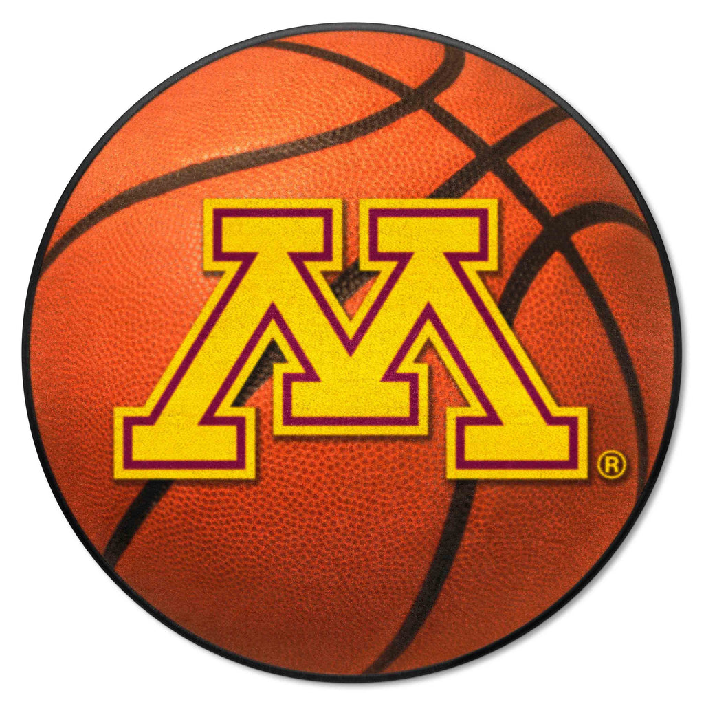 Fanmats - University of Minnesota Basketball Mat 27'' diameter
