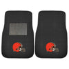 Fanmats - NFL - Cleveland Browns 2-pc Embroidered Car Mat Set  17''x25.5''