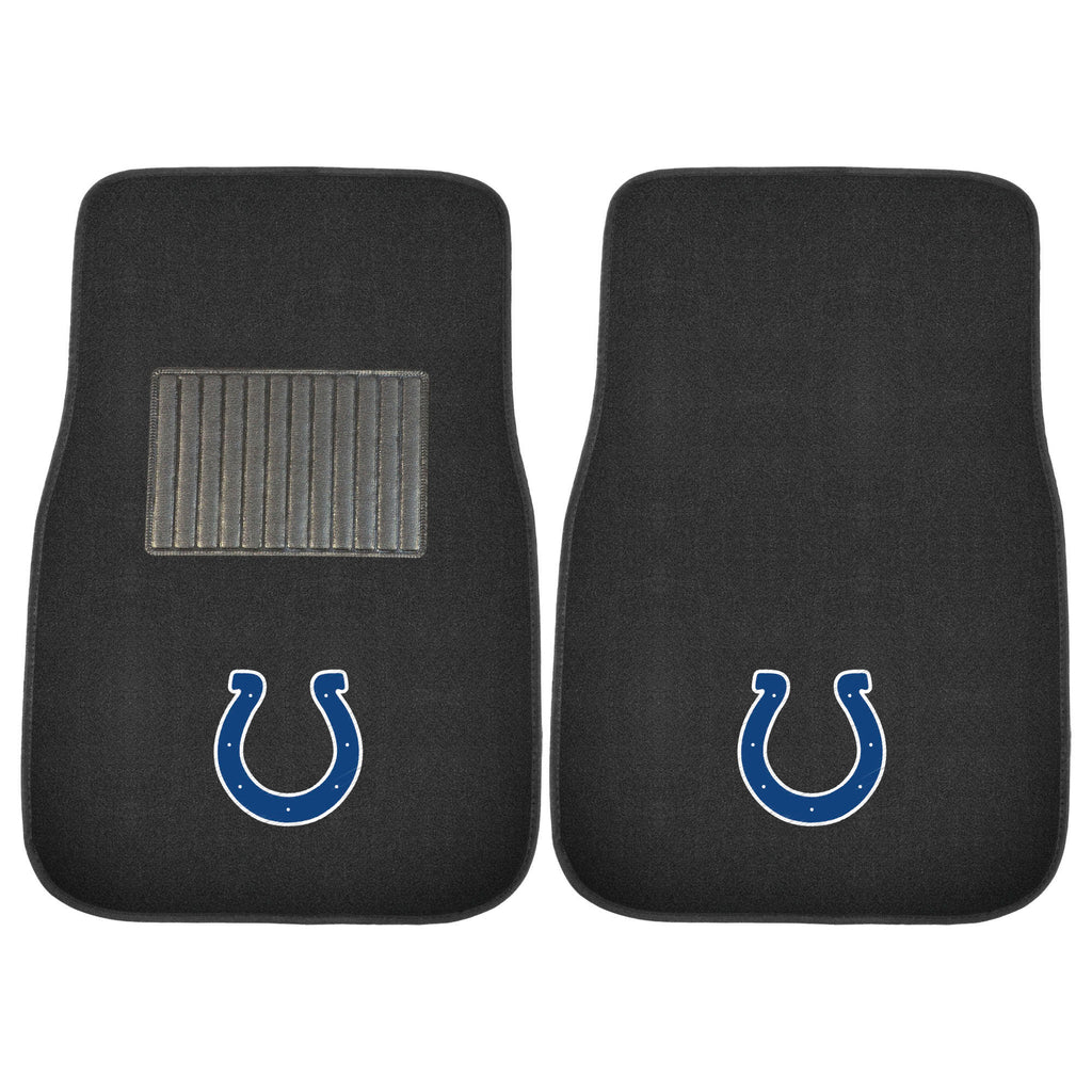 Fanmats - NFL - Indianapolis Colts 2-pc Embroidered Car Mat Set 17''x25.5''
