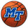 Fanmats - Middle Tennessee State University Basketball Mat 27'' diameter