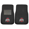 Fanmats - Ohio State University 2-pc Embroidered Car Mat Set 17''x25.5''