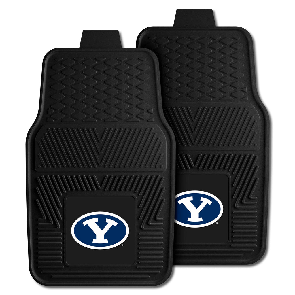 Fanmats - Brigham Young University 2-pc Vinyl Car Mat Set 17''x27''