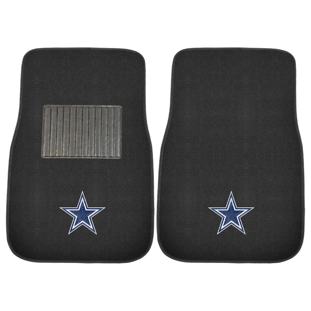Fanmats - NFL - Dallas Cowboys 2-pc Embroidered Car Mat Set 17''x25.5''