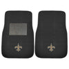 Fanmats - NFL - New Orleans Saints 2-pc Embroidered Car Mat Set 17''x25.5''