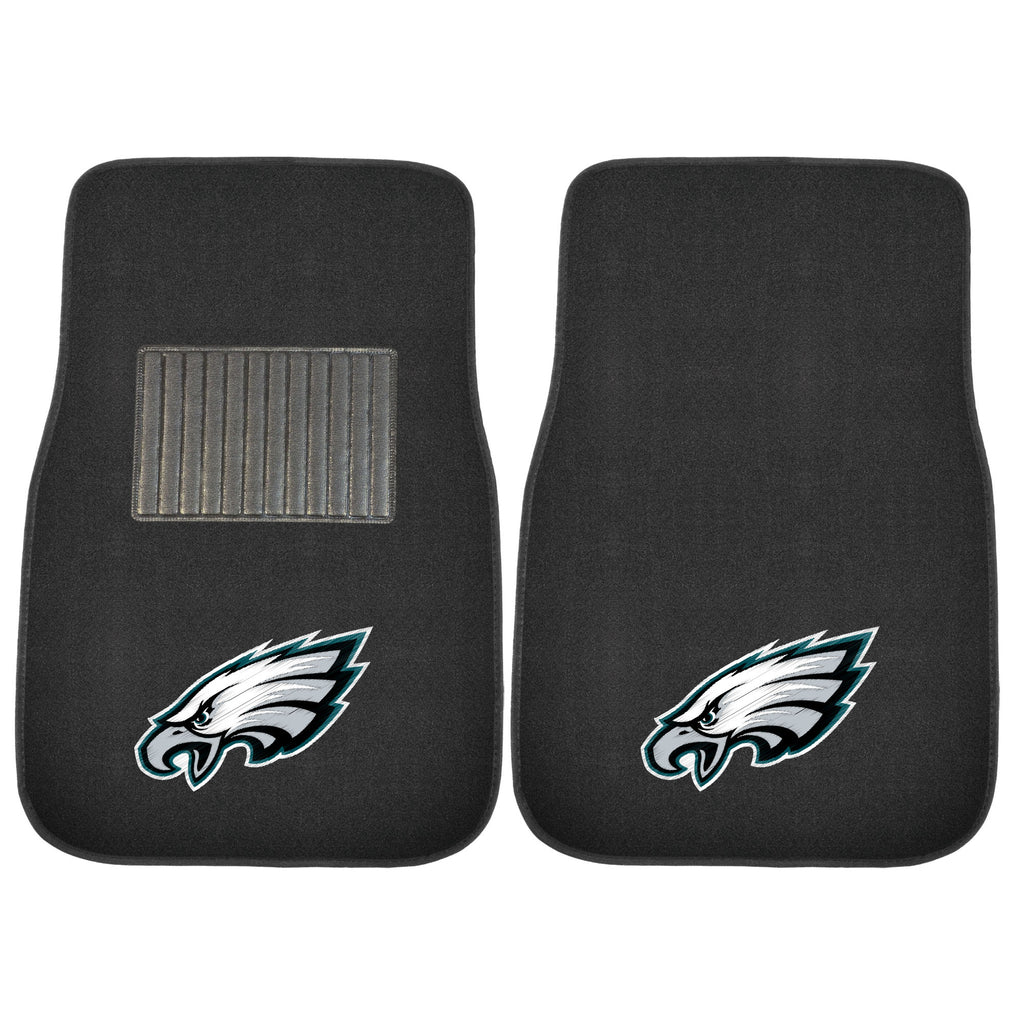 Fanmats - NFL - Philadelphia Eagles 2-pc Embroidered Car Mat Set 17''x25.5''
