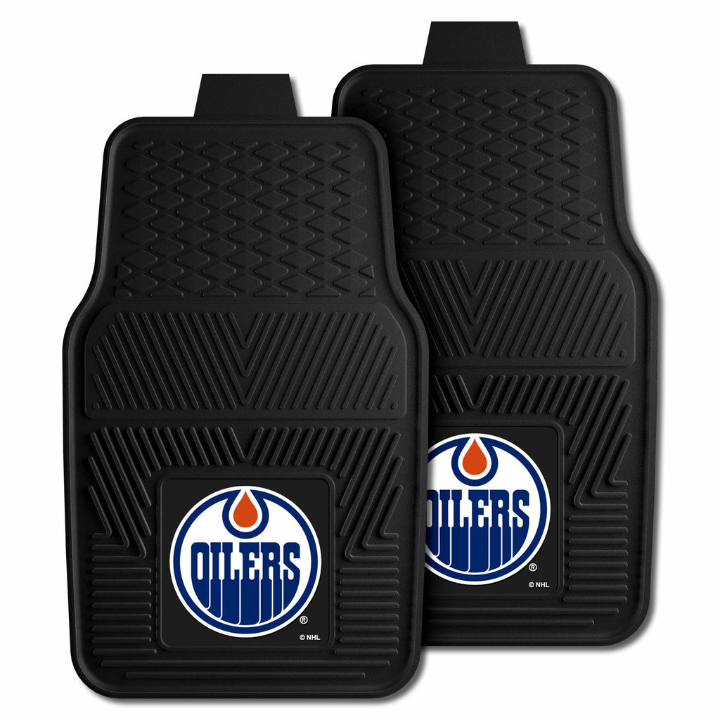 Fanmats - NHL - Edmonton Oilers 2-pc Vinyl Car Mat Set 17''x27''