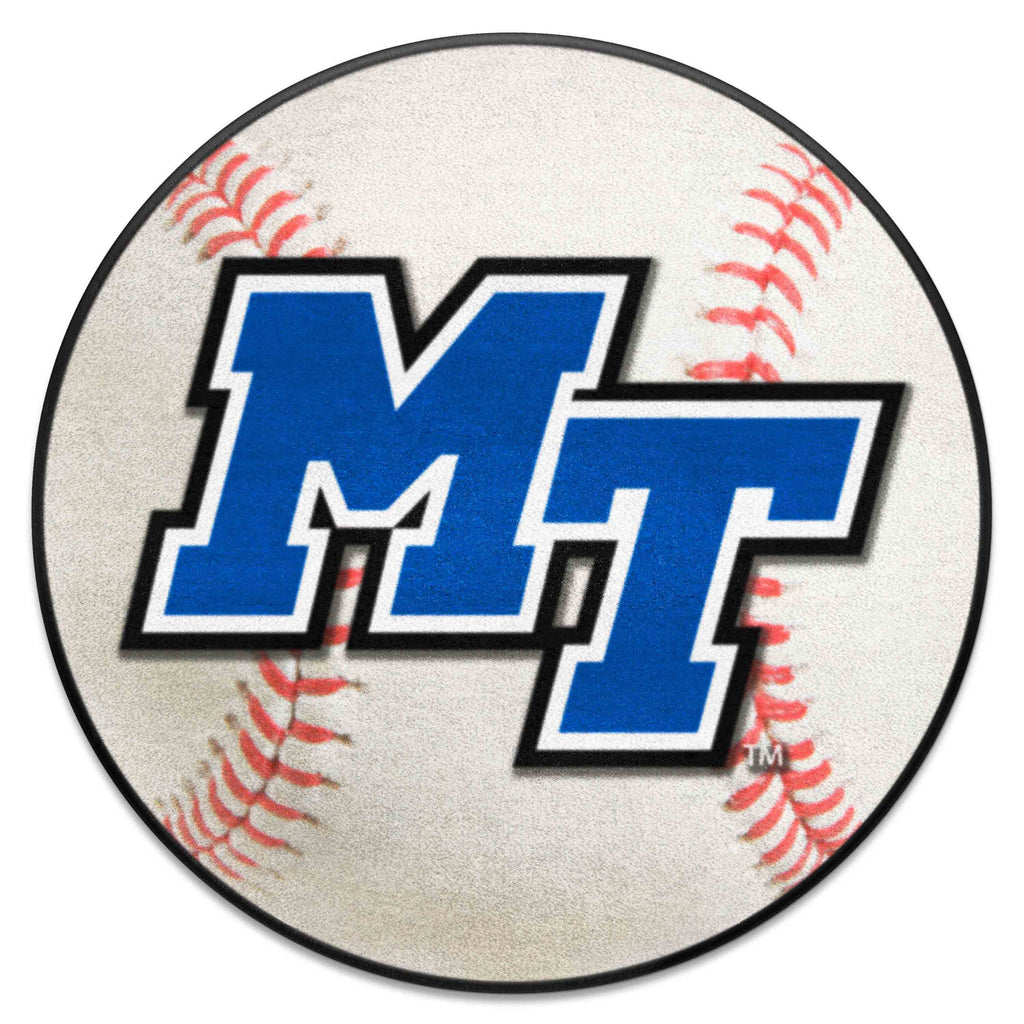 Fanmats - Middle Tennessee State University Baseball Mat 27'' diameter