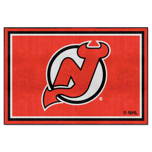 Fanmats - NHL - New Jersey Devils 5x8 Rug 59.5''x88''