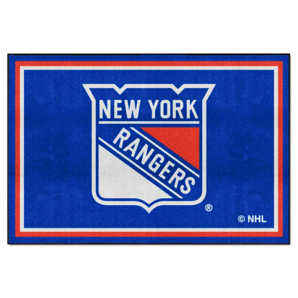 Fanmats - NHL - New York Rangers 5x8 Rug 59.5''x88''