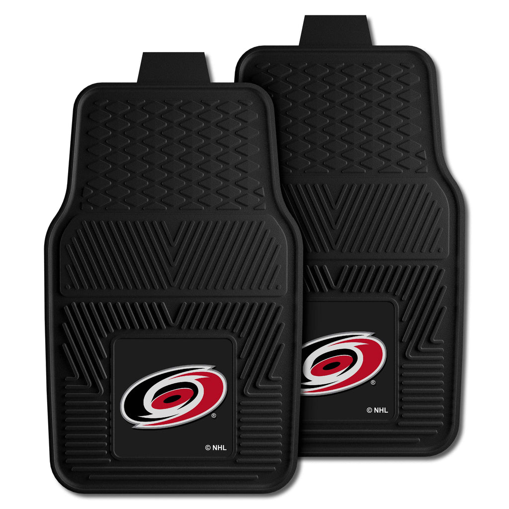 Fanmats - NHL - Carolina Hurricanes 2-pc Vinyl Car Mat Set 17''x27''
