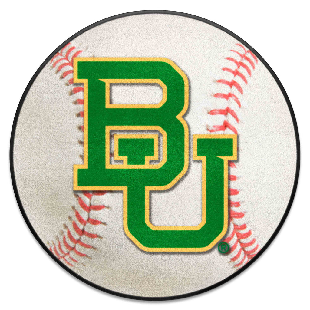 Fanmats - Baylor University Baseball Mat 27'' diameter