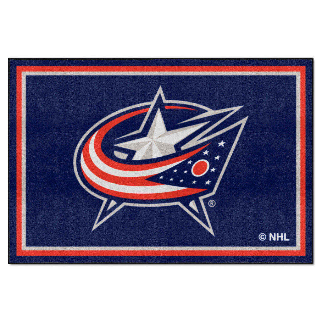 Fanmats - NHL - Columbus Blue Jackets 5x8 Rug 59.5''x88''