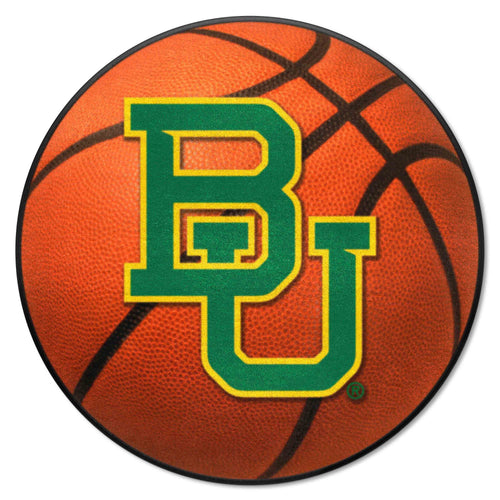 Fanmats - Baylor University Basketball Mat 27'' diameter