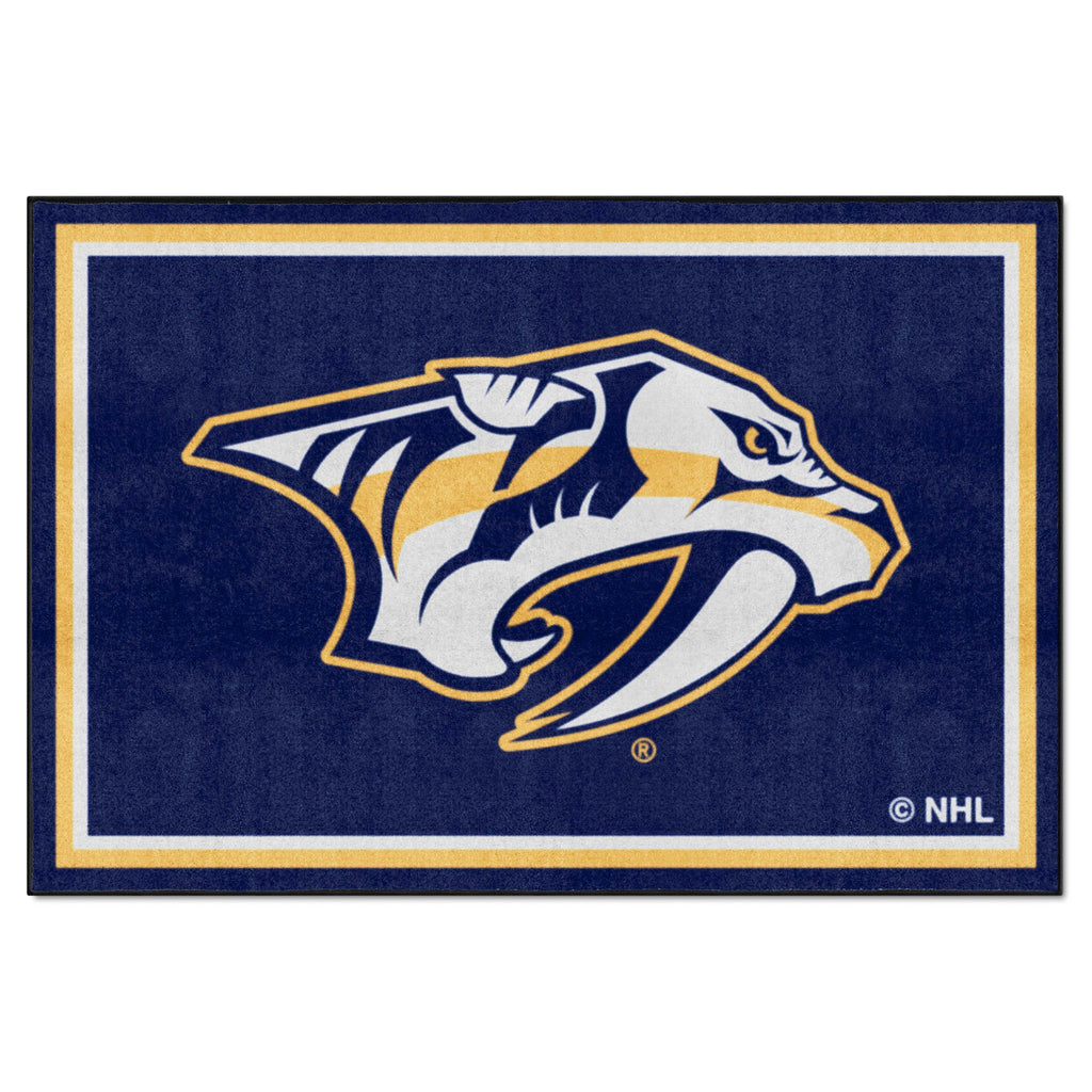 Fanmats - NHL - Nashville Predators 5x8 Rug 59.5''x88''
