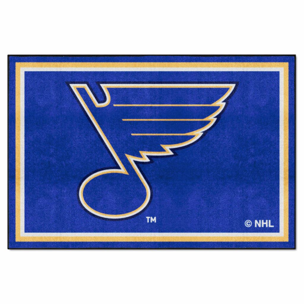 Fanmats - NHL - St. Louis Blues 5x8 Rug 59.5''x88''