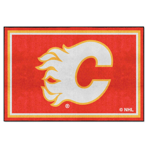Fanmats - NHL - Calgary Flames 5x8 Rug 59.5''x88''