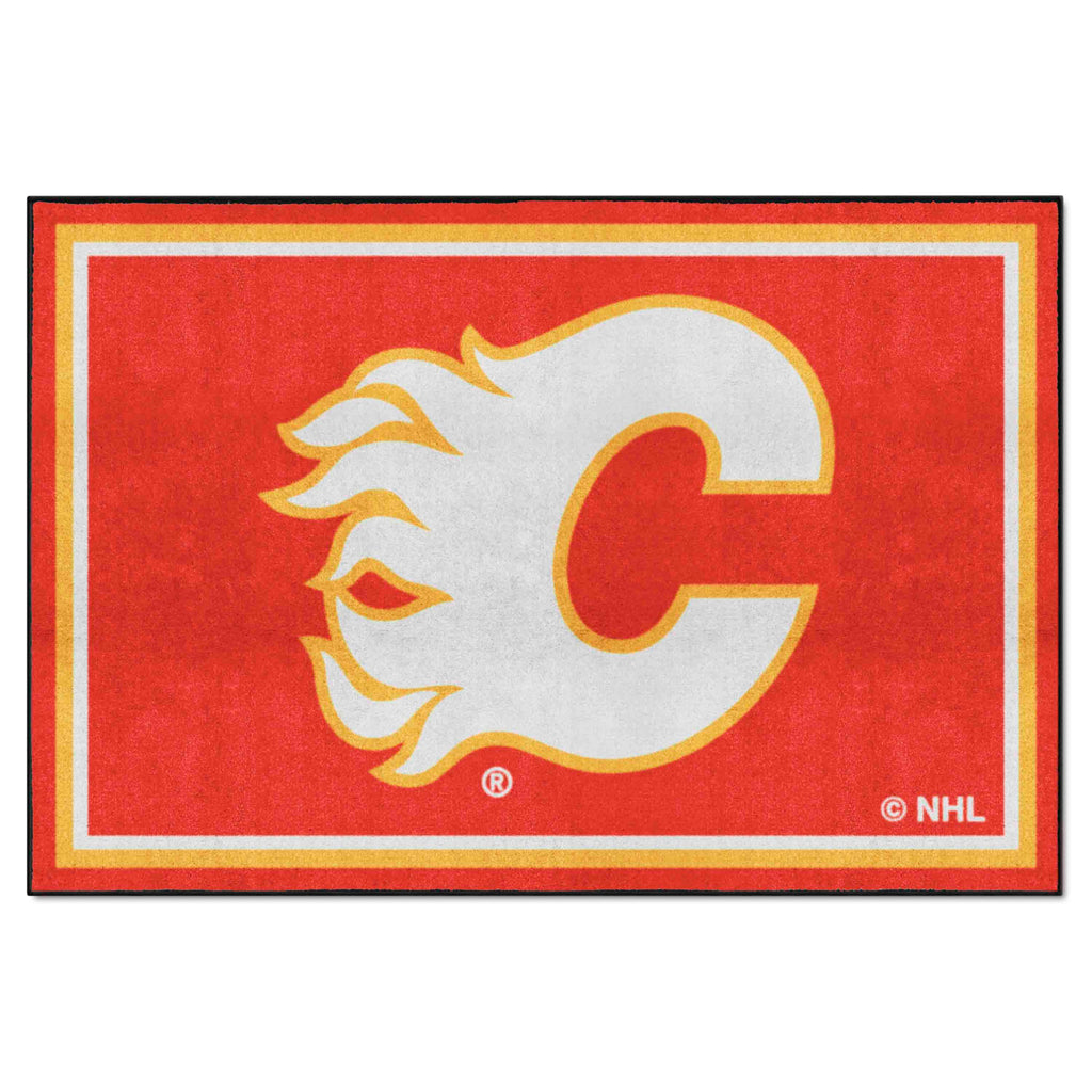 Fanmats - NHL - Calgary Flames 5x8 Rug 59.5''x88''