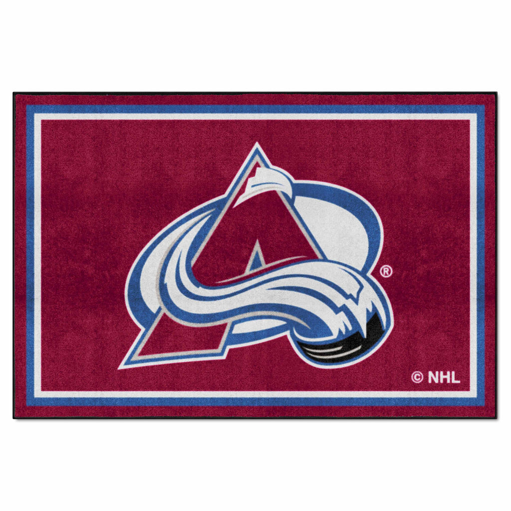 Fanmats - NHL - Colorado Avalanche 5x8 Rug 59.5''x88''