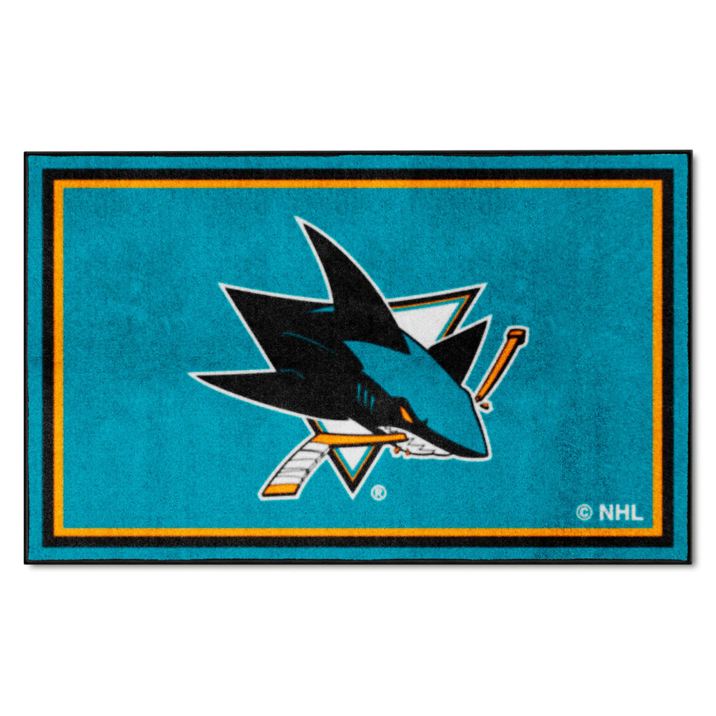 Fanmats - NHL - San Jose Sharks 4x6 Rug 44''x71''