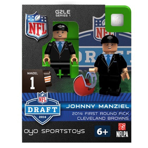 Cleveland Browns Figurine 2014 Draft Pick OYO Sportstoys Johnny Manziel - OYO Sportstoys