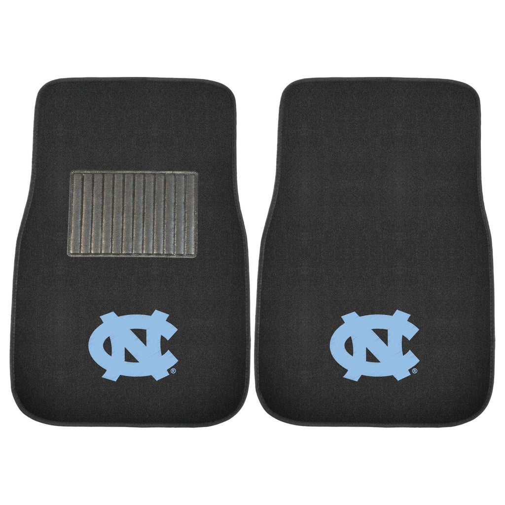 Fanmats - University of North Carolina - Chapel Hill 2-pc Embroidered Car Mat Set 17''x25.5''