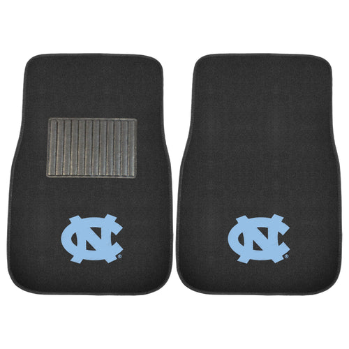 Fanmats - University of North Carolina - Chapel Hill 2-pc Embroidered Car Mat Set 17''x25.5''