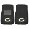Fanmats - NFL - Green Bay Packers 2-pc Embroidered Car Mat Set 17''x25.5''