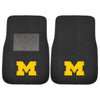 Fanmats - University of Michigan 2-pc Embroidered Car Mat Set 17''x25.5''