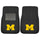 Fanmats - University of Michigan 2-pc Embroidered Car Mat Set 17''x25.5''