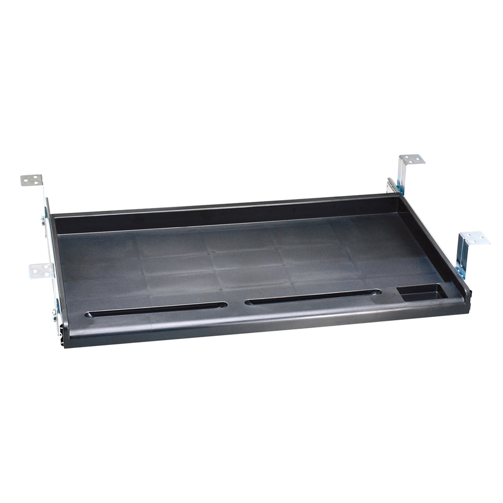 Standard Under Desk Keyboard Tray (Platinum) - Aidata