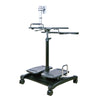 Sit/Stand Mobile PC Workstation w/Monitor Mount - Aidata