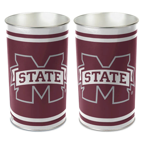 Mississippi State Bulldogs Wastebasket 15 Inch Periodic Restock - WinCraft