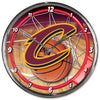 Cleveland Cavaliers Round Chrome Wall Clock - 8