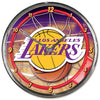 Los Angeles Lakers Clock Round Wall Style Chrome - Wincraft