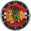 Chicago Blackhawks Round Chrome Wall Clock - Wincraft