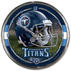 Tennessee Titans Clock Round Wall Style Chrome - Wincraft