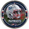 New England Patriots Round Chrome Wall Clock - Wincraft
