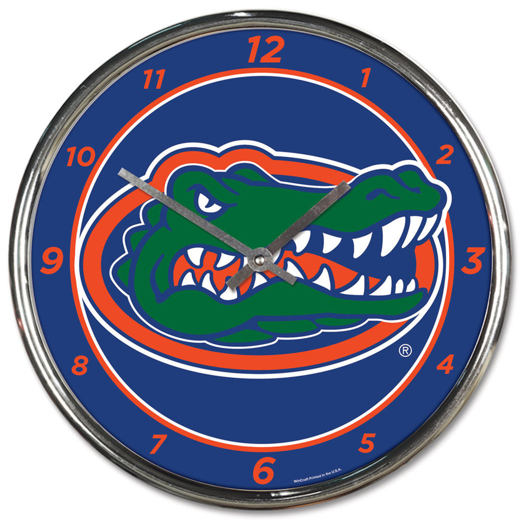 Florida Gators Round Chrome Wall Clock - Wincraft