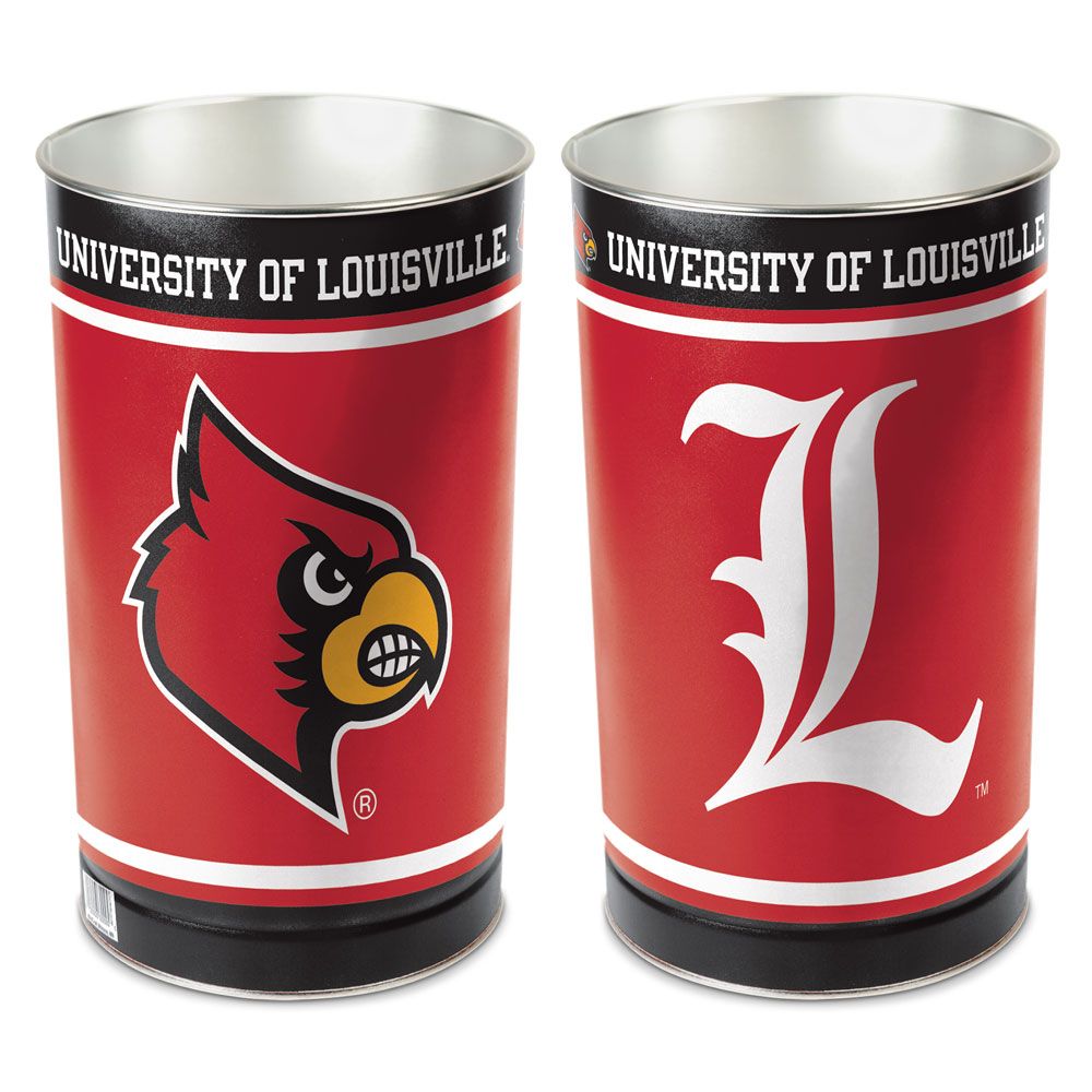 Louisville Cardinals Wastebasket 15 Inch - Periodic Restock - WinCraft