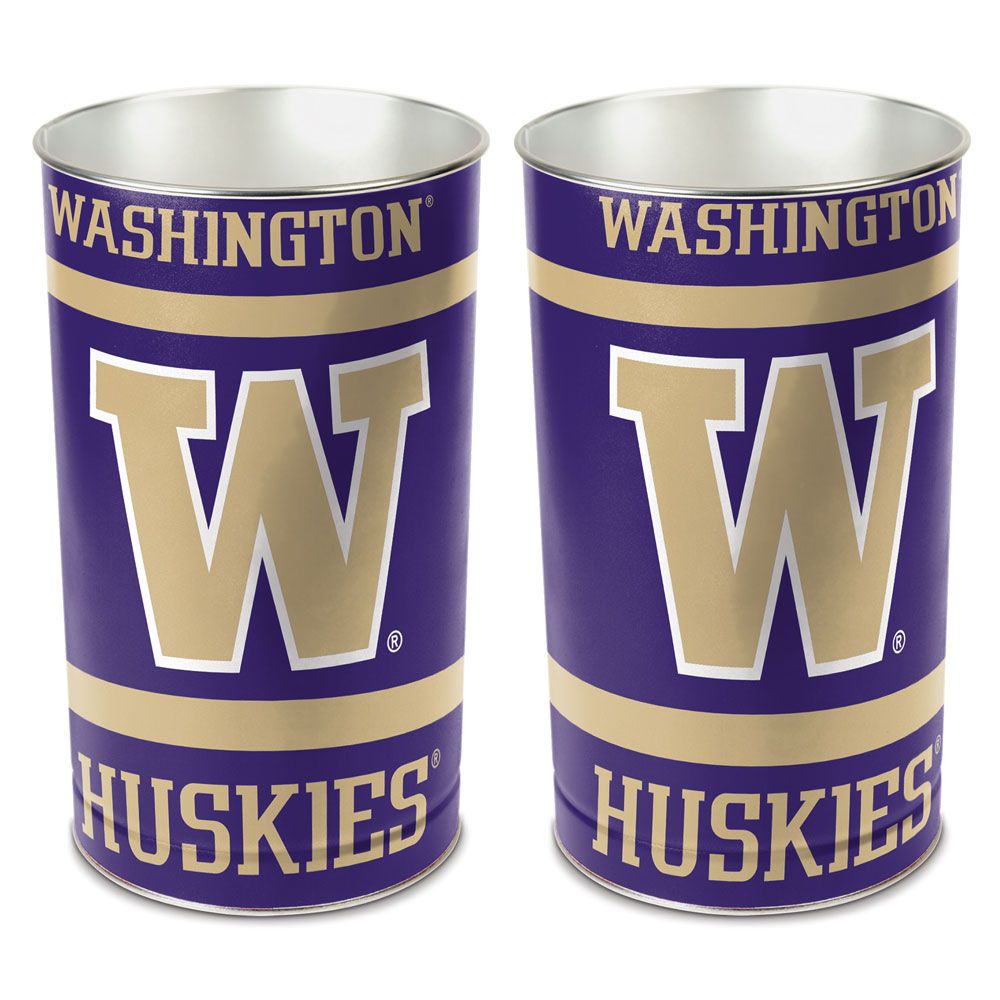 Washington Huskies Wastebasket 15 Inch - Periodic Restock - WinCraft