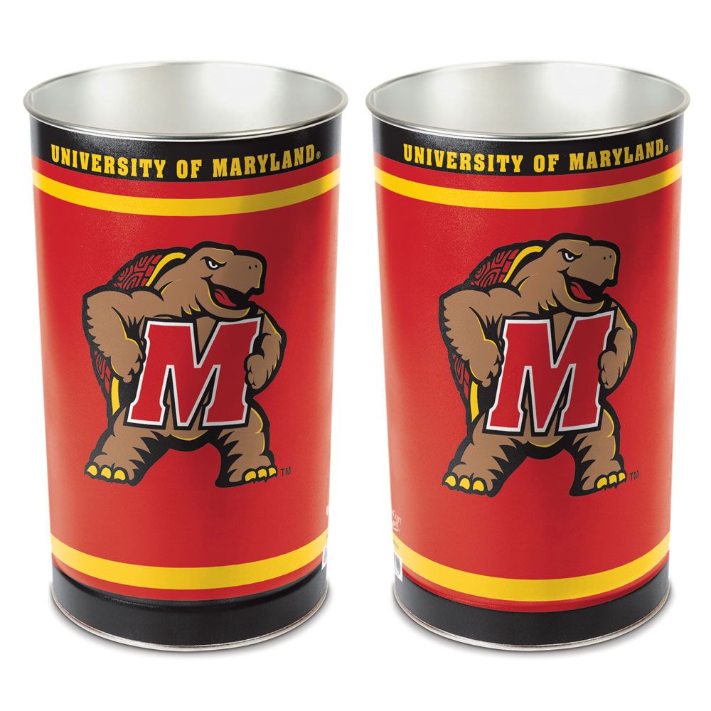 Maryland Terrapins Wastebasket 15 Inch - Periodic Restock - WinCraft