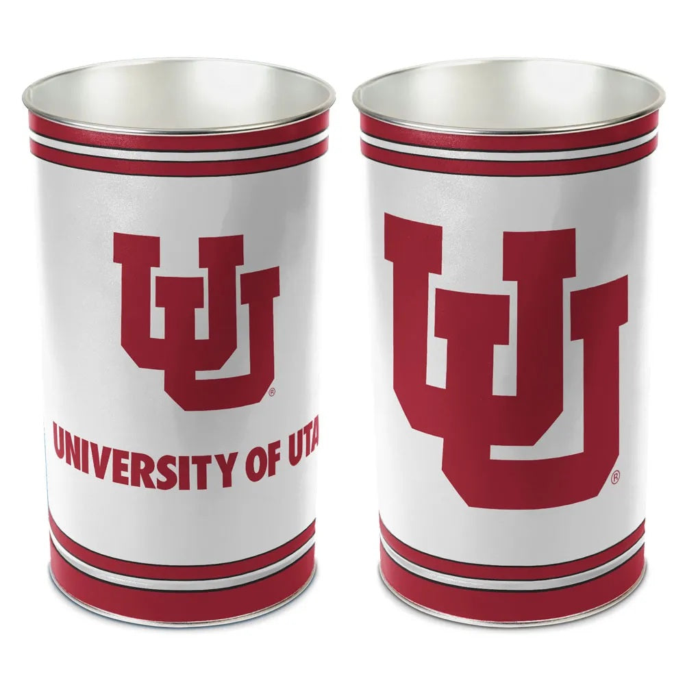 Utah Utes Wastebasket 15 Inch - Periodic Restock - WinCraft