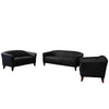 Reception Set in Black LeatherSoft - Flash Furniture