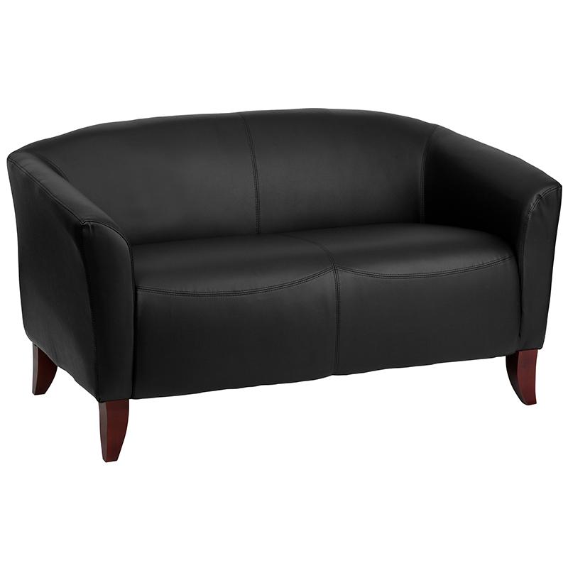 Reception Set in Black LeatherSoft - Flash Furniture