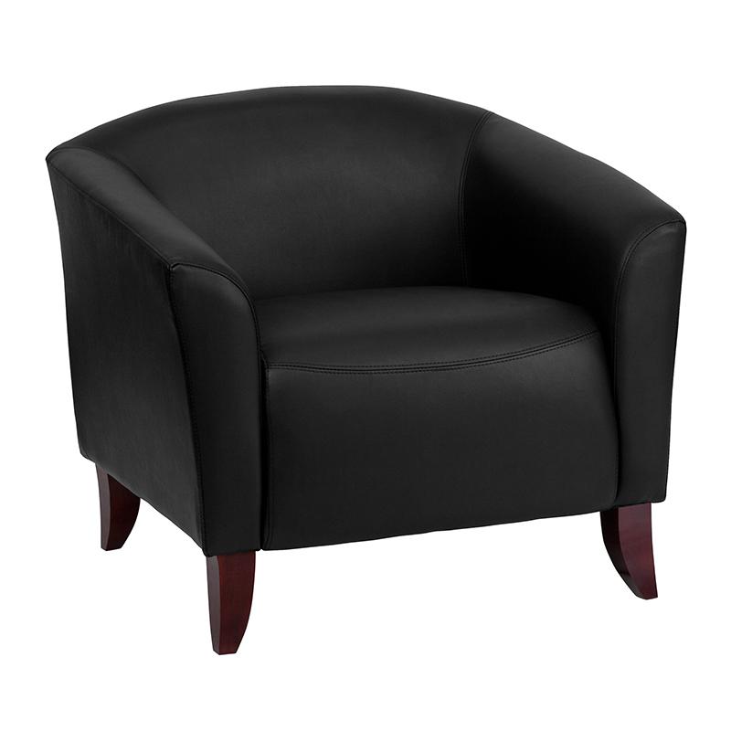 Reception Set in Black LeatherSoft - Flash Furniture