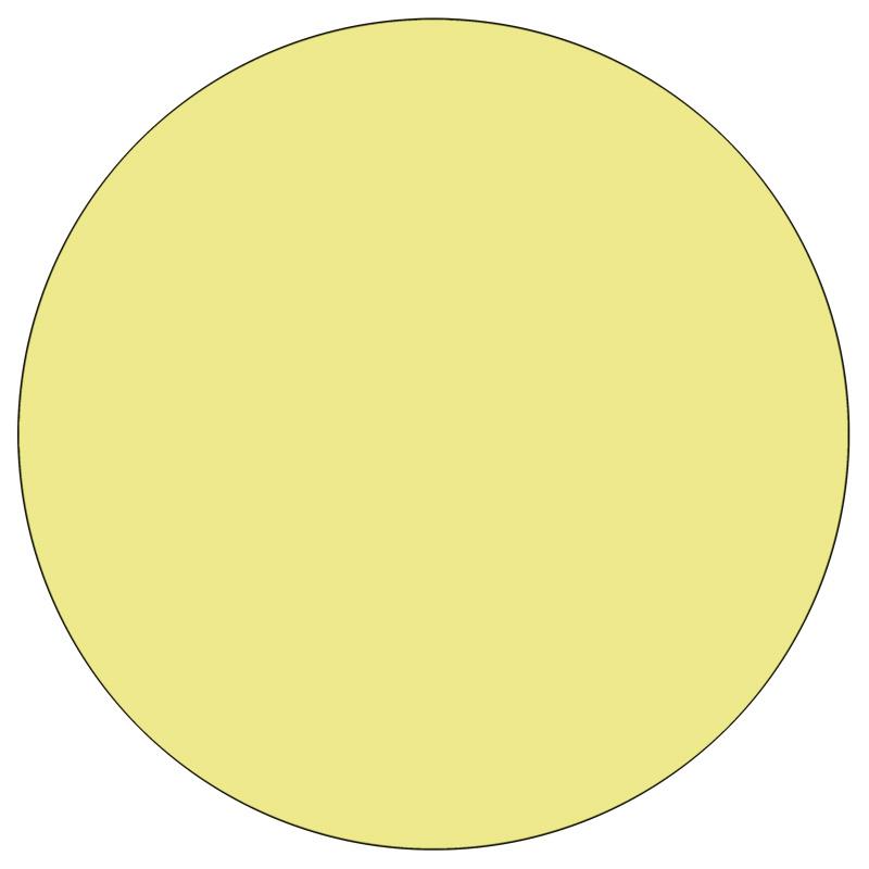 42'' Round Yellow Thermal Laminate Activity Table - Height Adjustable Short Legs - Flash Furniture