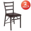 Set of 2 Metal Dining Chairs - Flash Furniture